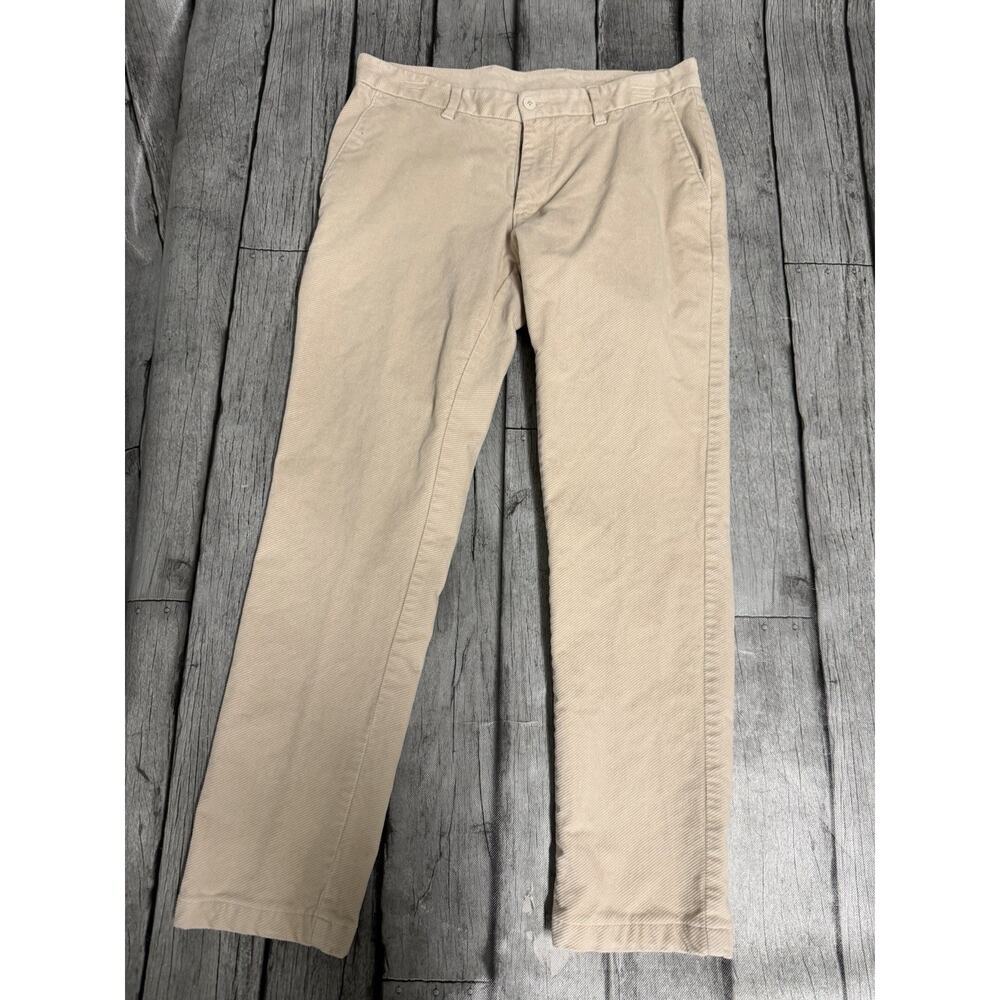 Men’s BlackBerrys Casuale Corduroy Pants Off White Sz 32 B91 Low Rise Lean Fit